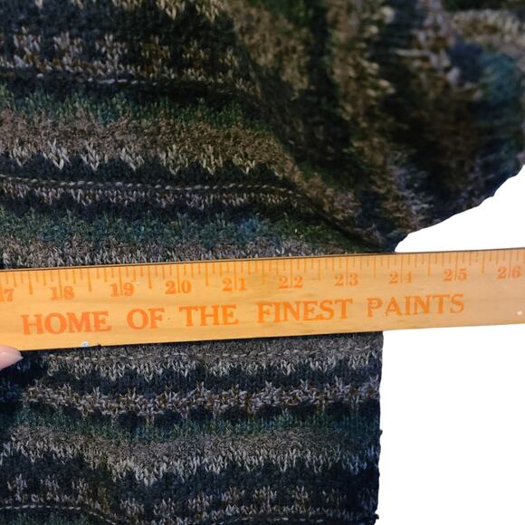 Deadstock VTG 90s Knit Sweater Mens XL Grandpacore Dad Cosby Wool Blend Biggie - Picture 7 of 9